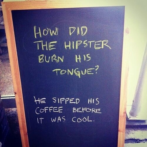 Hipster humor